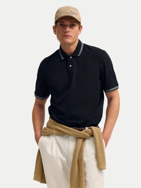 Foto del prodotto Bugatti Polo 8150-15001E Blu scuro Regular Fit