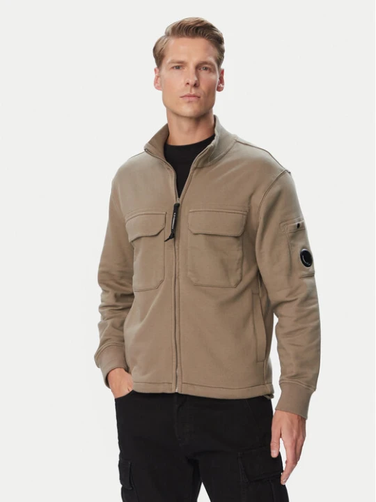 Foto del prodotto C.P. Company Felpa 21CMSS028A005086W Beige Regular Fit