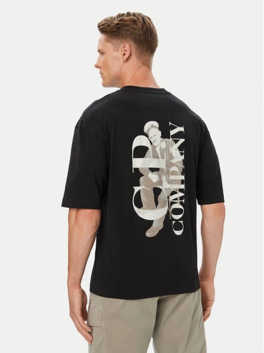 Foto del prodotto C.P. Company T-shirt 21CMTS209A110579W Nero Comfort Fit