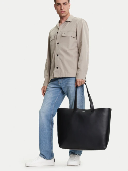 Foto del prodotto Calvin Klein Borsa Ck Premium Leather E / W Tote Xl K50K512894 Nero