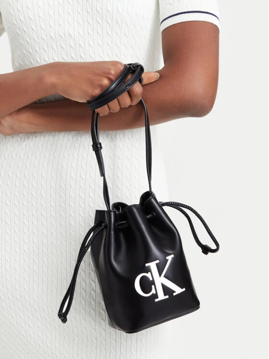 Foto del prodotto Calvin Klein Borsetta Bold Ck Mini Bucket Crossbody LV04F3870G Nero