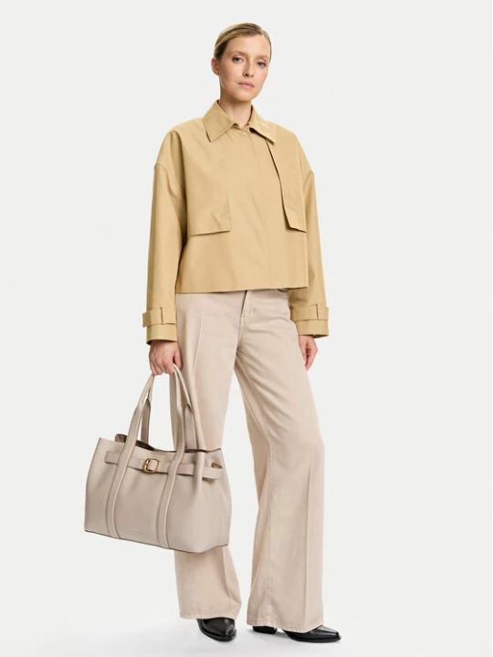 Foto del prodotto Calvin Klein Borsetta Buckle Medium Tote LV04F3294G Écru Crema
