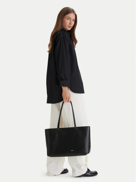 Foto del prodotto Calvin Klein Borsetta Emblem Aop Perfor Lthr Tote LV04F3359G Nero