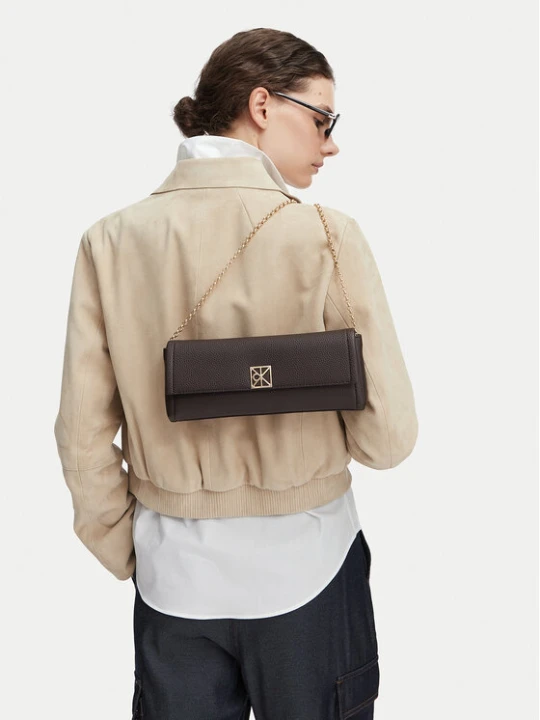 Foto del prodotto Calvin Klein Borsetta Emblem Hw Pebble Clutch LV04F3740G Marrone
