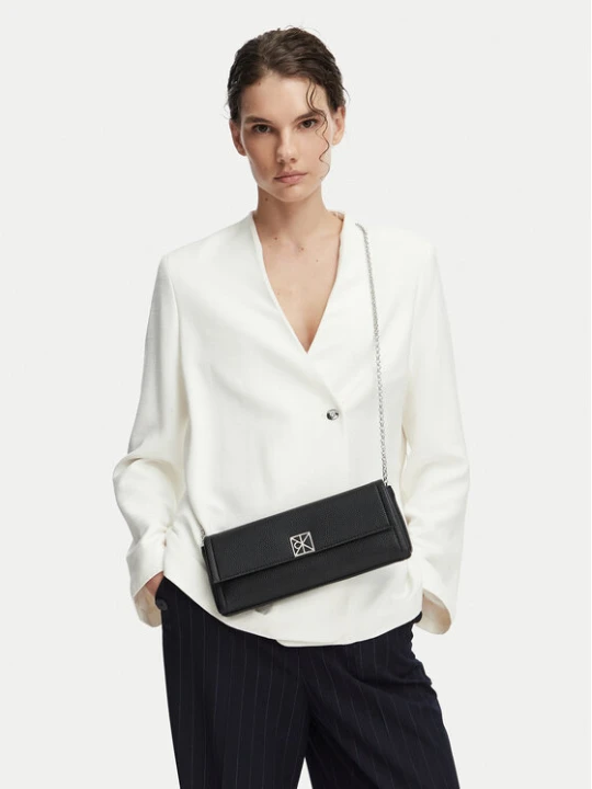 Foto del prodotto Calvin Klein Borsetta Emblem Hw Pebble Clutch LV04F3740G Nero