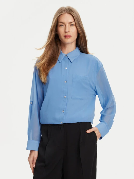 Foto del prodotto Calvin Klein Camicia LV044B902G Blu Regular Fit