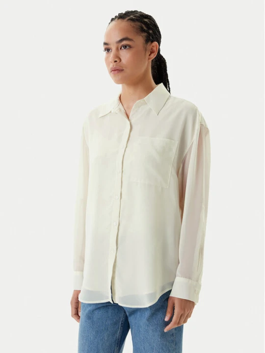 Foto del prodotto Calvin Klein Camicia LV044B902G Écru Regular Fit Crema