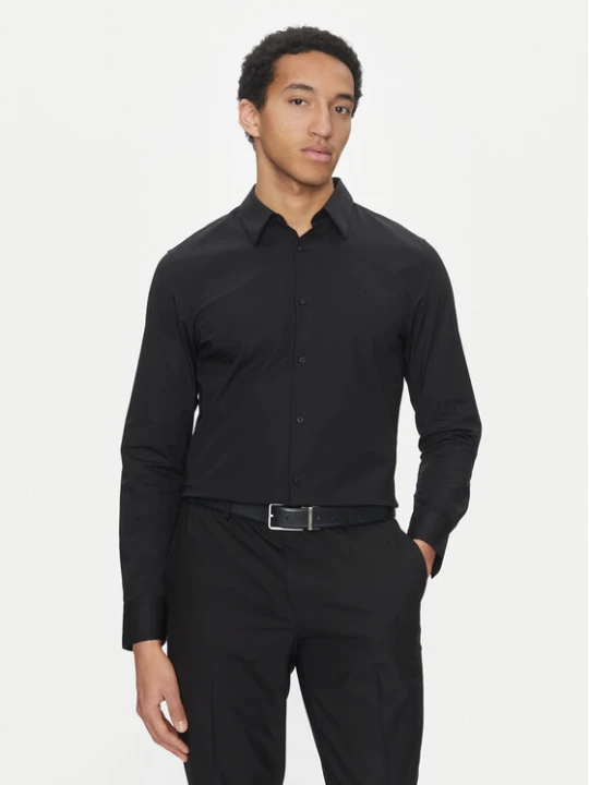 Foto del prodotto Calvin Klein Camicia LV04LB145G Nero Slim Fit