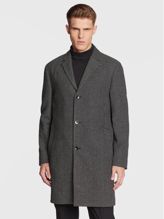 Foto del prodotto Calvin Klein Cappotto di lana Statement K10K109952 Nero Regular Fit