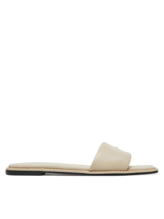 Foto del prodotto Calvin Klein Ciabatte Flat Sandal Square Hf Lth HW0HW02652 Beige