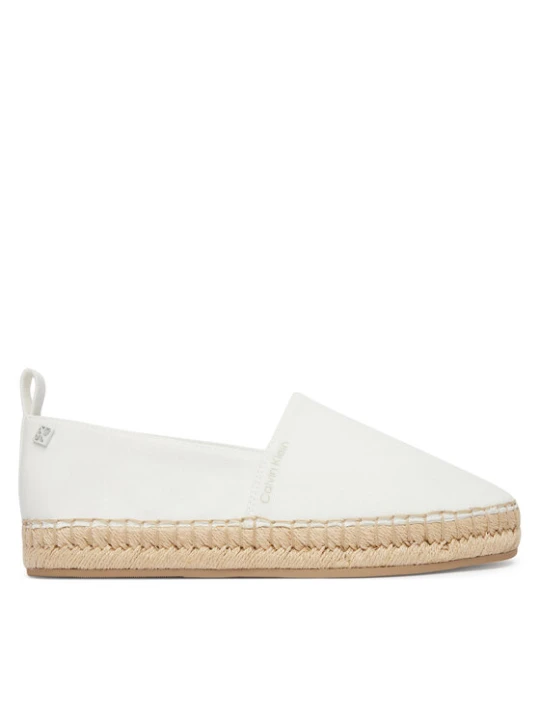 Foto del prodotto Calvin Klein Espadrillas Oblique Espadrille Canvas HW0HW02931 Bianco