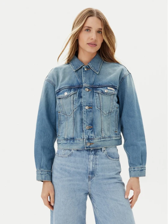Foto del prodotto Calvin Klein Giacca di jeans LV047B075G Blu Regular Fit