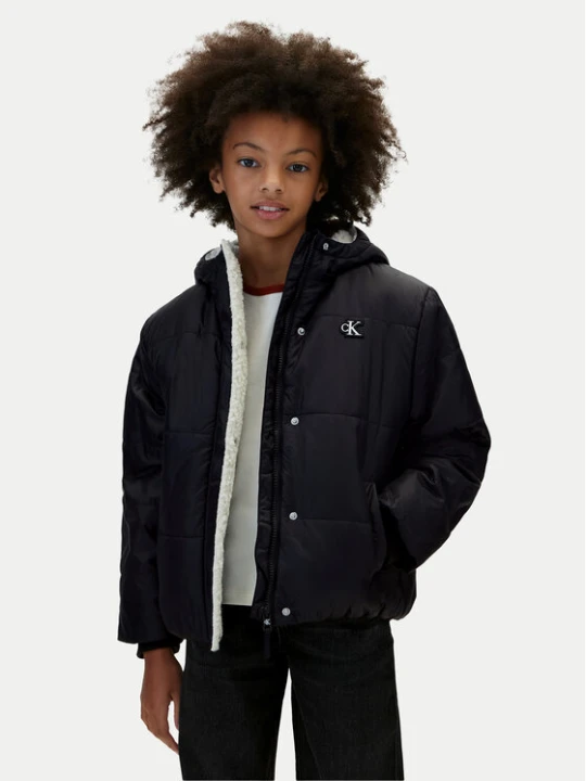 Foto del prodotto Calvin Klein Giubbotto invernale Teddy LVCKFJM19G Nero Regular Fit
