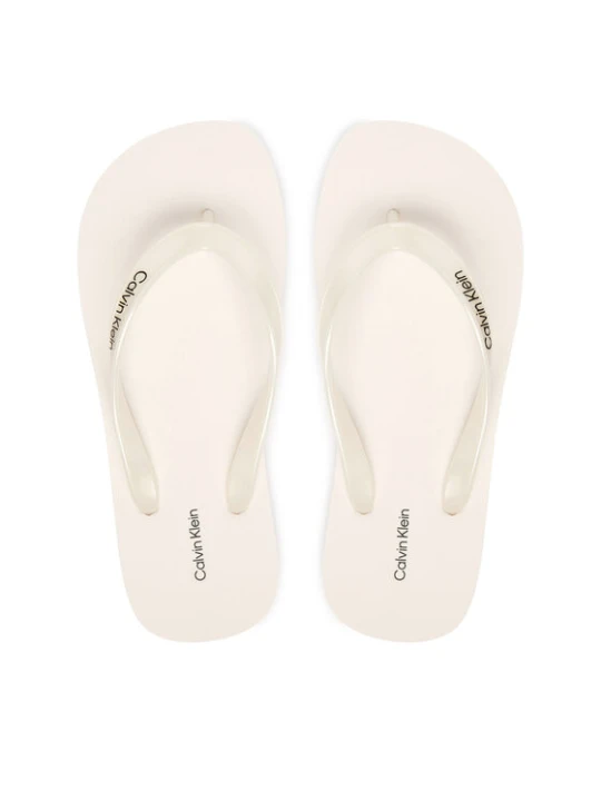 Foto del prodotto Calvin Klein Infradito Arwa - Metallic Pearlised Flip Flops HW0HW02956 Bianco