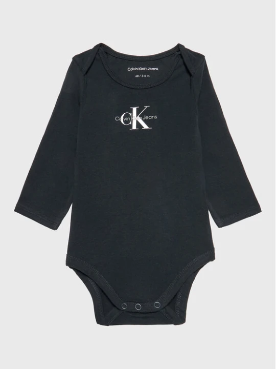 Foto del prodotto Calvin Klein Jeans Body da neonato Monogram IN0IN00033 Nero Regular Fit