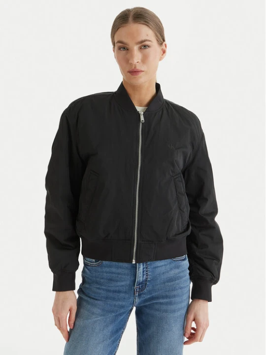 Foto del prodotto Calvin Klein Jeans Bomber Essential LV047F505G Nero Regular Fit
