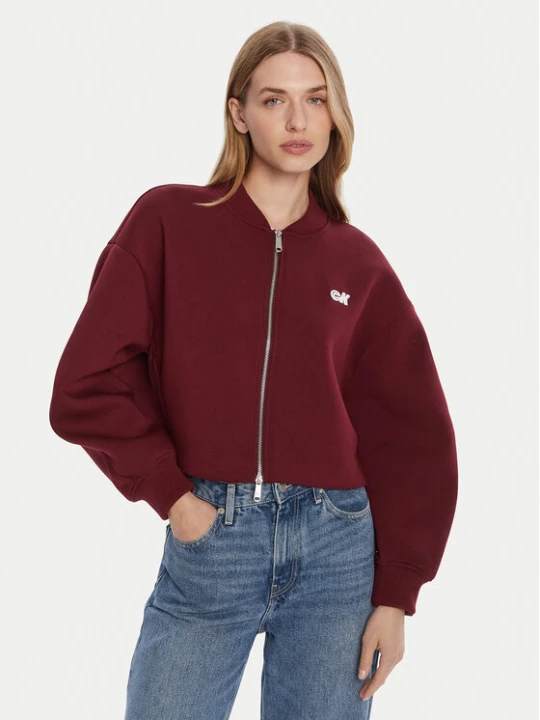 Foto del prodotto Calvin Klein Jeans Bomber LV047C524G Bordeaux Oversize
