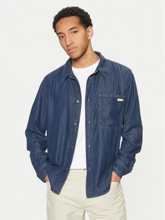 Foto del prodotto Calvin Klein Jeans camicia di jeans J30J327022 Blu scuro Regular Fit