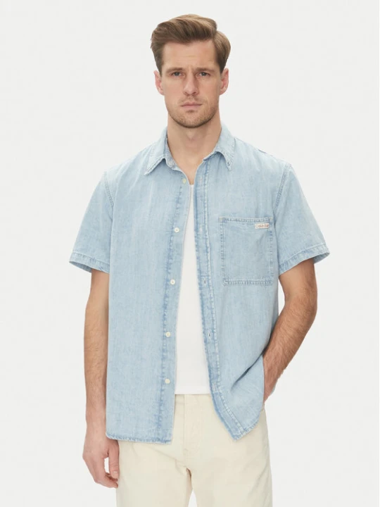 Foto del prodotto Calvin Klein Jeans camicia di jeans J30J327180 Blu Regular Fit