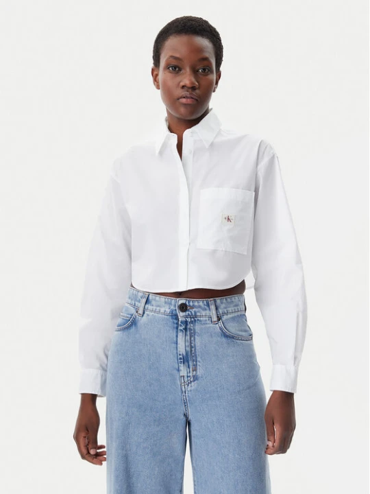 Foto del prodotto Calvin Klein Jeans Camicia J20J225078 Bianco Relaxed Fit