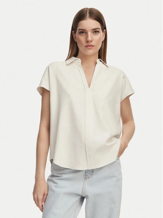 Foto del prodotto Calvin Klein Jeans Camicia Monogram LV04RC276G Beige chiaro Slim Fit