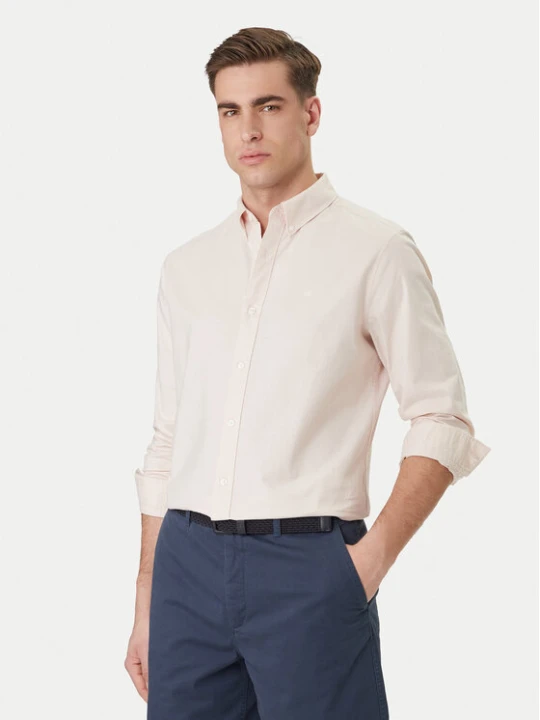 Foto del prodotto Calvin Klein Jeans Camicia Oxford Classic LV140EM125 Arancione Regular Fit