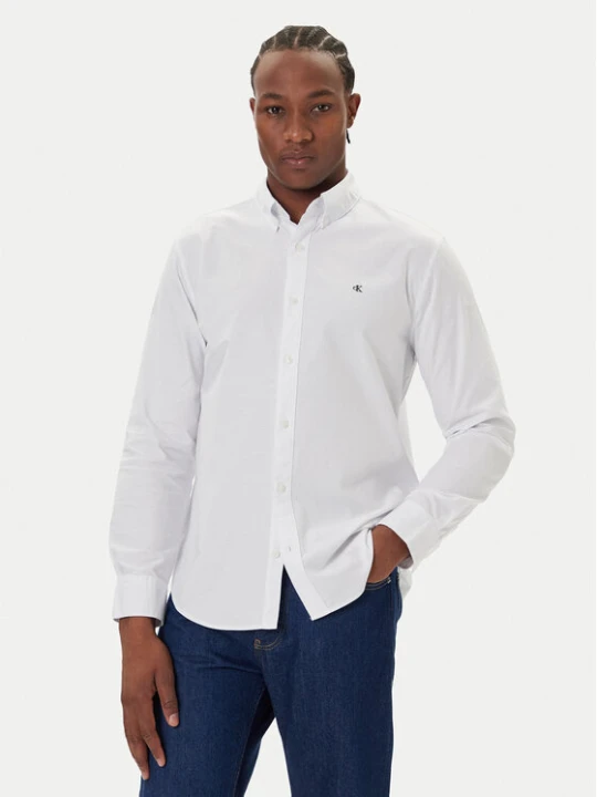 Foto del prodotto Calvin Klein Jeans Camicia Oxford Classic LV140EM125 Bianco Regular Fit