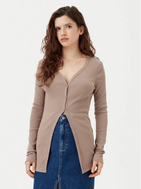 Foto del prodotto Calvin Klein Jeans Cardigan J20J224761 Beige Slim Fit