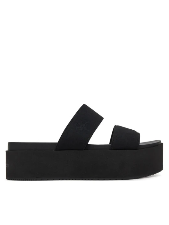 Foto del prodotto Calvin Klein Jeans Ciabatte Flatform Sandal Webbing In YW0YW01789 Nero