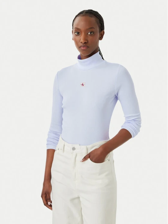 Foto del prodotto Calvin Klein Jeans Dolcevita LV047D203G Viola chiaro Slim Fit