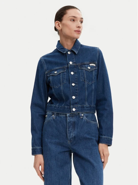 Foto del prodotto Calvin Klein Jeans Giacca di jeans 90' J20J225183 Blu Regular Fit