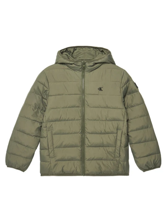 Foto del prodotto Calvin Klein Jeans Giubbotto invernale Inst Logo IB0IB02174 D Verde Regular Fit