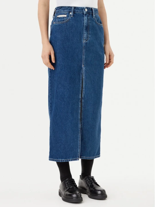 Foto del prodotto Calvin Klein Jeans Gonna di jeans J20J224531 Blu scuro Straight Fit