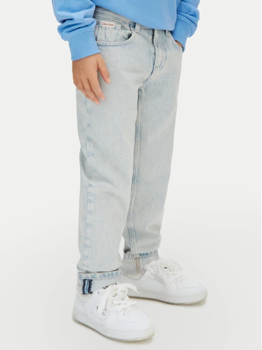 Foto del prodotto Calvin Klein Jeans Jeans LVCKSJC44B Celeste Straight Fit Azzurro chiaro