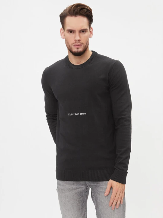 Foto del prodotto Calvin Klein Jeans Maglione J30J324328 Nero Regular Fit