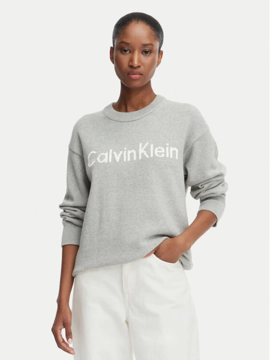 Foto del prodotto Calvin Klein Jeans Maglione LV044G313G Grigio chiaro Regular Fit