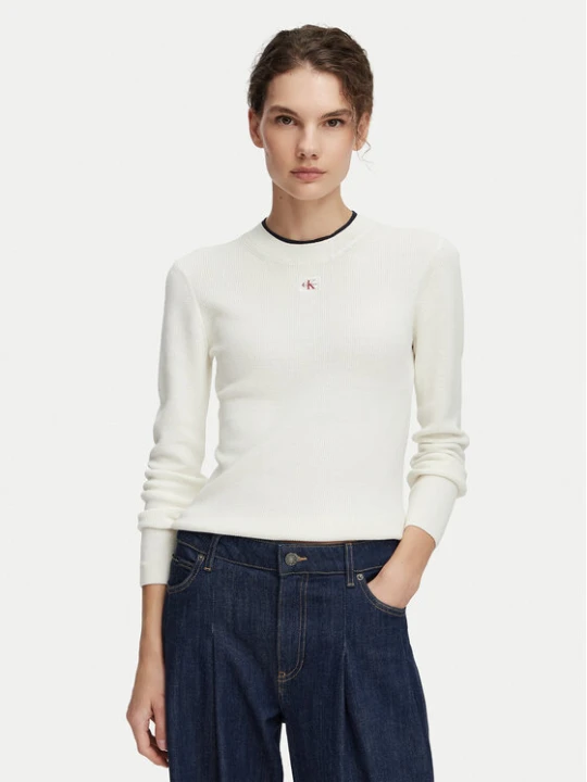 Foto del prodotto Calvin Klein Jeans Maglione LV047G309G Crema Regular Fit