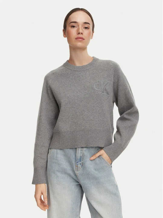 Foto del prodotto Calvin Klein Jeans Maglione LV047H320G Grigio scuro Regular Fit