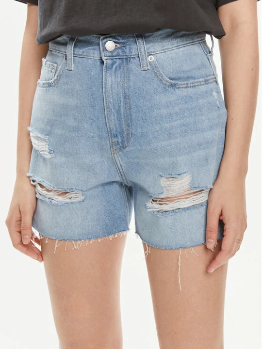 Foto del prodotto Calvin Klein Jeans Pantaloncini di jeans J20J222803 Blu Mom Fit