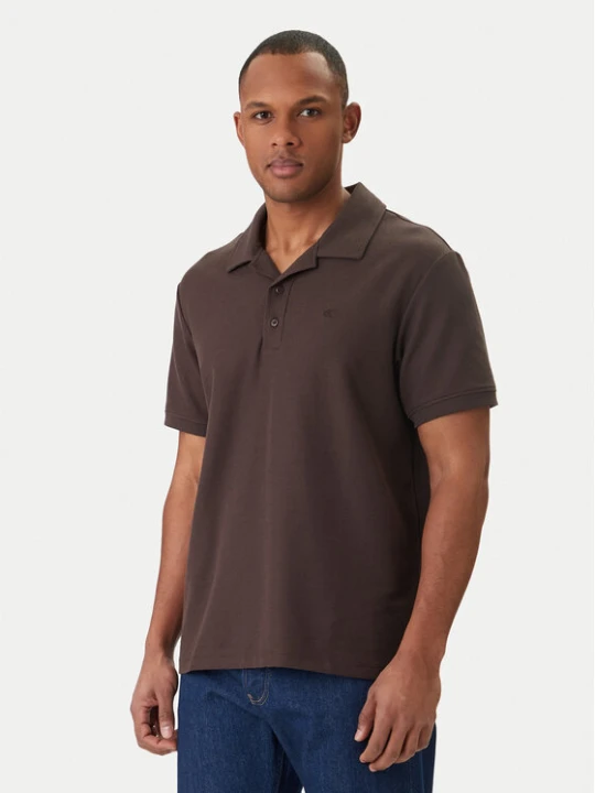 Foto del prodotto Calvin Klein Jeans Polo Easy Micro Waffle LV04RF205G Marrone Regular Fit