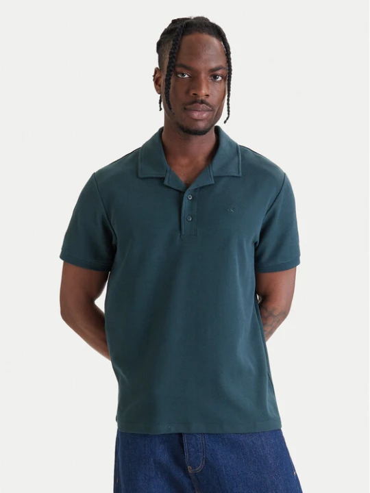 Foto del prodotto Calvin Klein Jeans Polo Easy Micro Waffle LV04RF205G Verde Regular Fit