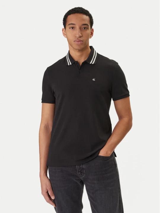Foto del prodotto Calvin Klein Jeans Polo Monogram LV04RC276G Nero Slim Fit
