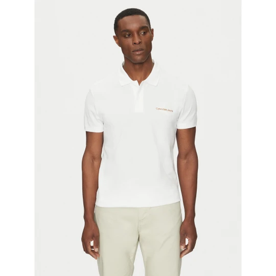 Foto del prodotto Calvin Klein Jeans Polo Monologo J30J325664 Bianco Regular Fit