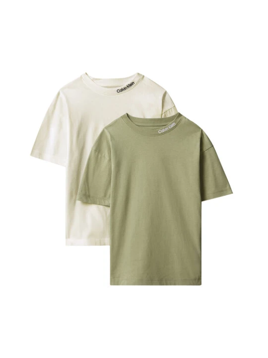 Foto del prodotto Calvin Klein Jeans Set di t-shirt Embro Logo LVCKTJI18B Multicolore Regular Fit