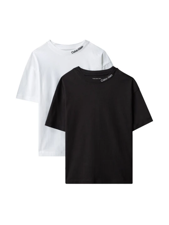 Foto del prodotto Calvin Klein Jeans Set di t-shirt Embro Logo LVCKTJI18B Multicolore Regular Fit