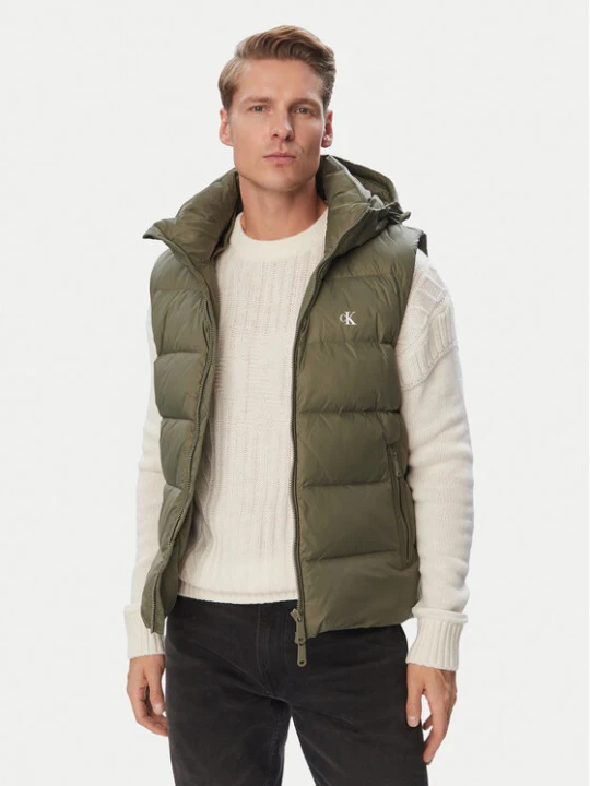 Foto del prodotto Calvin Klein Jeans Smanicato LV04RG514G Cachi Regular Fit