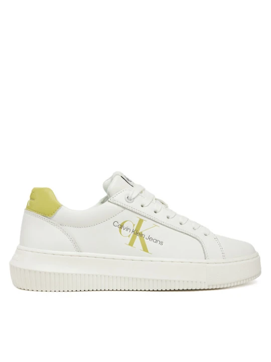 Foto del prodotto Calvin Klein Jeans Sneakers Chunky Cupsole Laceup Mon Lth YW0YW00823 Bianco