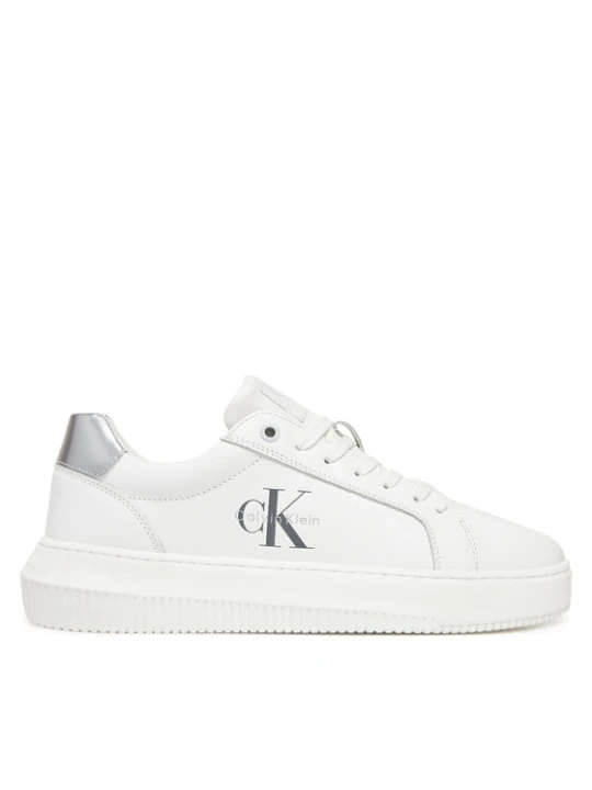 Foto del prodotto Calvin Klein Jeans Sneakers Chunky Cupsole Lth Silver YW0YW01876 Bianco