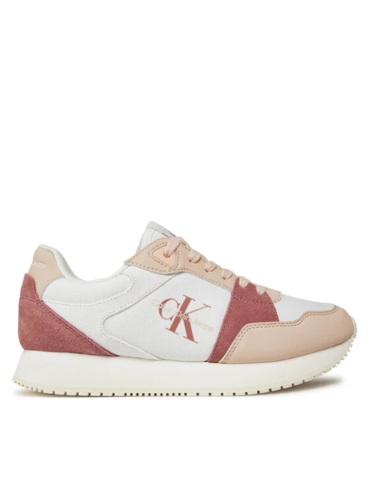 Foto del prodotto Calvin Klein Jeans Sneakers Runner Low Lace Mix Ml Btw YW0YW01436 Bianco