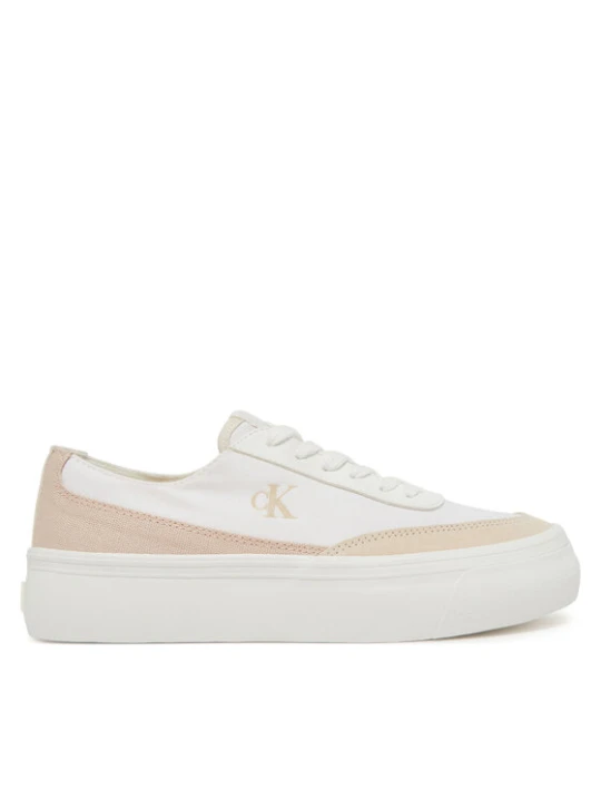 Foto del prodotto Calvin Klein Jeans Sneakers Vulc Flatform Low Cv Mix Mg YW0YW01770 Bianco